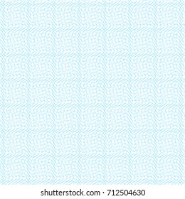  Guilloche. Background for the certificate, banknotes, diploma.Background with a blue pattern. Squares, lines, curves. Abstraction.