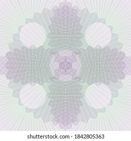 Guilloche-Hintergrund für Zertifikat, Design-Element, Wasserzeichen,