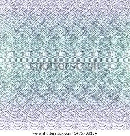 Guilloche background for certificate, watermark security design 