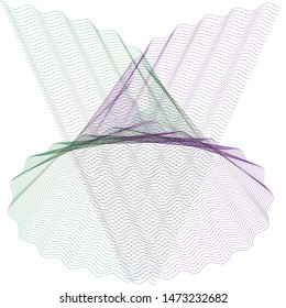 Guilloche background. Digital watermark for security papers, certificate,diploma,note,	
