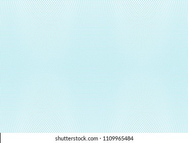 Guilloche background. Grid for Certificate, diplomas and Gift voucher. Vector illustration.