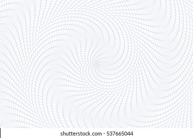 Guilloche background. Monochrome guilloche texture with waves. Original money pattern. Digital watermark for Security Papers, certificate, voucher, banknote, money design, currency, note, check etc