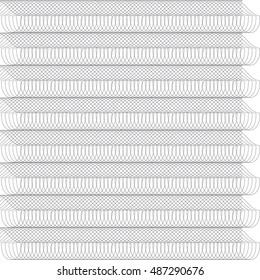 Guilloche Background Pattern For Certificate Watermark design,