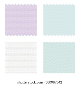 Guilloche Background Pattern watermarks for certificate and diploma.