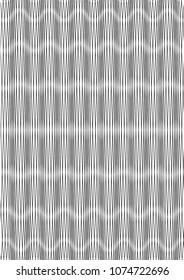 Guilloche background. A simple pattern with zig-zag lines. Moire ornament. Monochrome guilloche texture. Original money pattern. Digital watermar, gradient. Security design Vector illustration