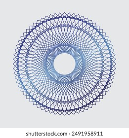 Guilloche  Circle Creative Circle Geomatic Pattern 