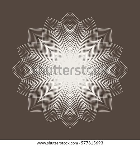 Guilloche elements for certificate, diploma, voucher, currency and money design. Stock vector