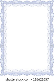Guilloche frame