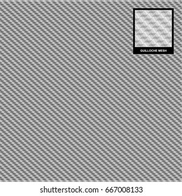 Guilloche grid for documents, certificates, securities, vector pattern