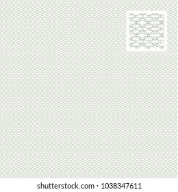 Guilloche grid, vector