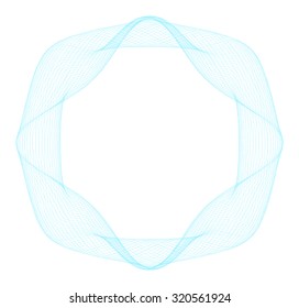 Guilloche Lissajous Element -  vector illustration