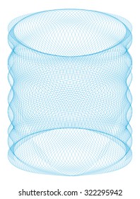 Guilloche Lissajous Element -  vector illustration