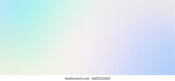 Guilloche pattern. Texture for chevrons in soft color for gift voucher, ticket, check, money, banknote. Vector gradient background with cheque watermark for certificate or diploma and currency design.
