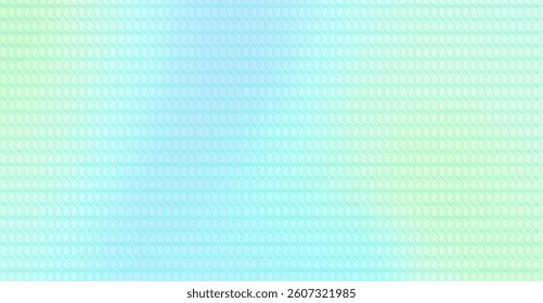 Guilloche pattern. Texture for chevrons in soft green color for gift voucher, ticket, check, money, banknote. Vector blue gradient background with cheque watermark for certificate or diploma