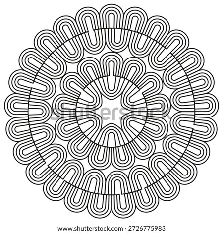 Guilloche rosette icon. Security seal pattern. Certificate watermark Vector. Money banknote art. EPS 10.