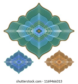  Guilloche Rosette Set