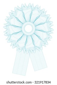 Guilloche Rosette -  vector illustration