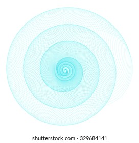 Guilloche Rosette -  vector illustration