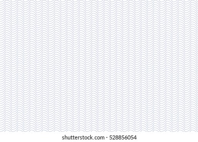 Guilloche seamless background. Monochrome guilloche texture with waves. Digital watermark for Security Papers, certificate, voucher, banknote, money design, currency, note, check, ticket, reward etc.