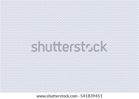 Guilloche seamless background. Monochrome guilloche texture with zigzag. Digital watermark for Security Papers, certificate, voucher, banknote, money design, currency, note, check, ticket, reward etc