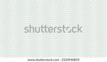 Guilloche seamless background. Guilloche texture with waves in green and red color.Digital watermark for Security Papers, certificate, voucher, banknote, money design, currency, check, ticket etc.