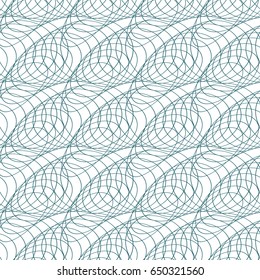  Guilloche seamless pattern. It can be used as a protective layer for the certificates, diplomas, banknotes.