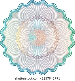 
guilloche for security design vector126