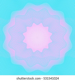 Guilloche Series - Square bright colorful background for all your valuable designs that deserve security