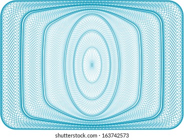 Guilloche style background, size A4.