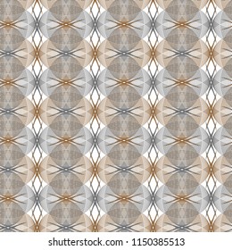 Guilloche vector seamless pattern. Color background with optical blending