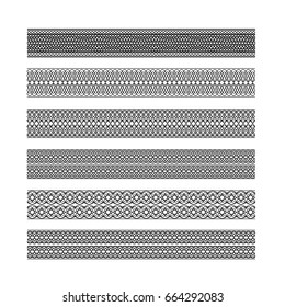 Guilloche-elements, borders for diplomas, certificates