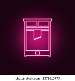 Guillotine icon. Elements of Web in neon style icons. Simple icon for websites, web design, mobile app, info graphics