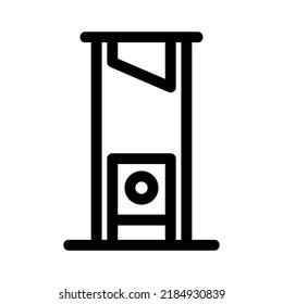 guillotine icon or logo isolated sign symbol vector illustration - high quality black style vector icons
