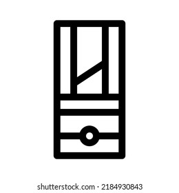 guillotine icon or logo isolated sign symbol vector illustration - high quality black style vector icons
