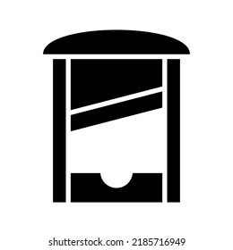 guillotine icon or logo isolated sign symbol vector illustration - high quality black style vector icons
