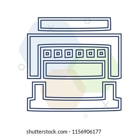 Guillotine icon vector can be used as png, Guillotine
