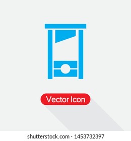 Guillotine Icon Vector Illustration Eps10
