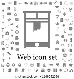 Guillotine icon. web icons universal set for web and mobile