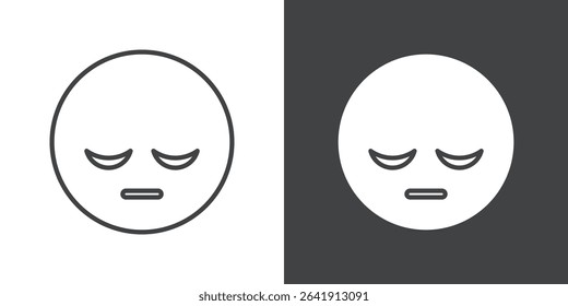 guilty emoji icon symbol illustration logo