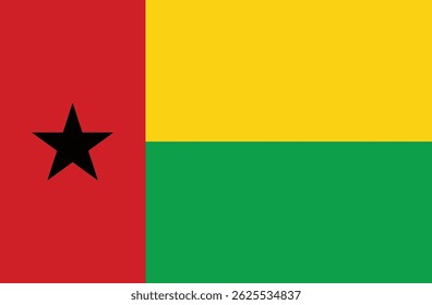 Guinea Bissau Country Flag Vector Icon