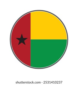 guinea bissau flag icon vector illustration design