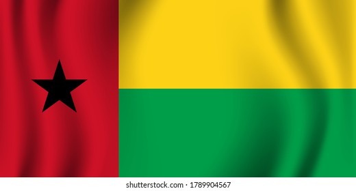 Guinea Bissau flag image vector. EPS.file.