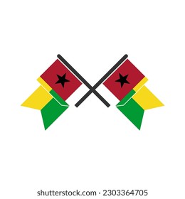 Guinea bissau flags icon set, Guinea bissau independence day icon set vector sign symbol