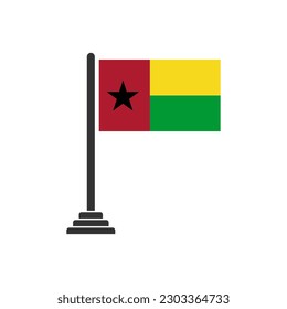 Guinea bissau flags icon set, Guinea bissau independence day icon set vector sign symbol