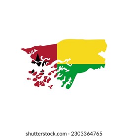 Guinea bissau flags icon set, Guinea bissau independence day icon set vector sign symbol