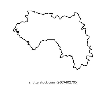 Guinea country outline vector
Country outline vector icon eps file