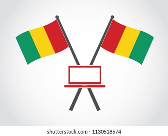 Guinea Emblem Laptop