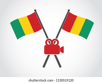 Guinea Emblem Video Camera