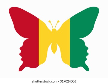 guinea flag butterfly