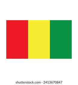 Guinea flag icon vector illustration symbol design